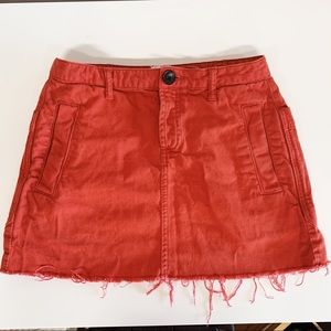 Red skirt